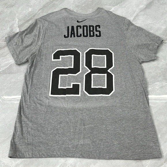 Men’s The Nike Tee Raiders Josh Jacobs #28 Short Sleeve Shirt XL - Picture 11 of 16